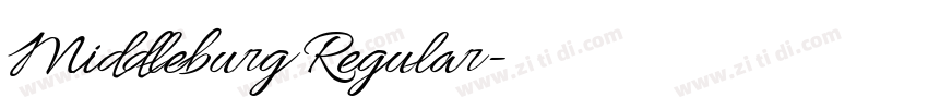 Middleburg Regular字体转换 Middleburg Regular字体转换